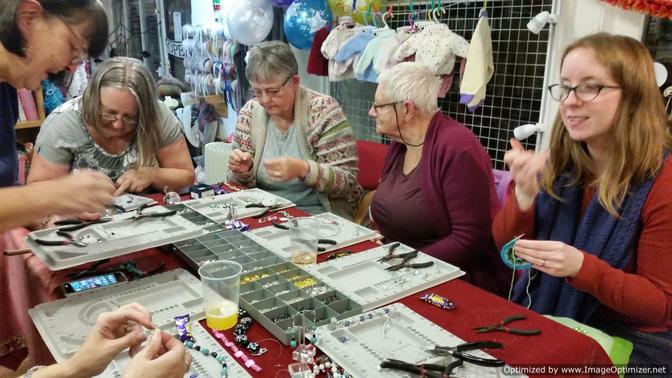 jewellery making for 50th birthday celebrations