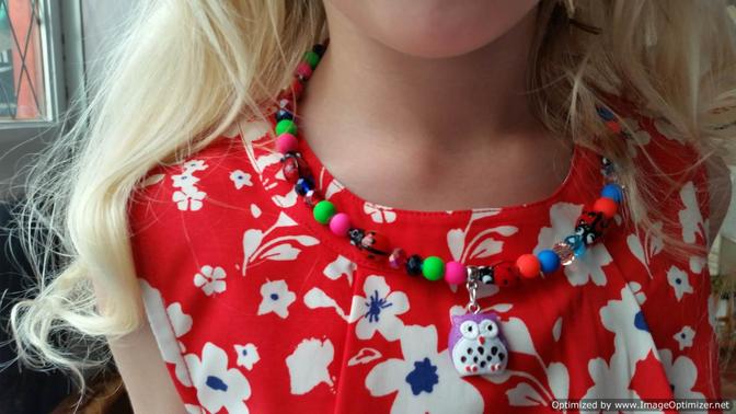 funky and colourful necklace