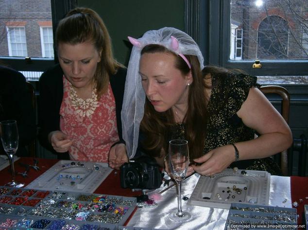 Hen Party jewellery making workshop